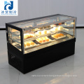 top quality commercial curved glass cover cake showcase refrigerated chocolate display case